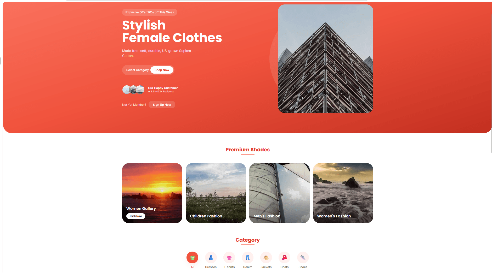 Clothing Web E-commerce
